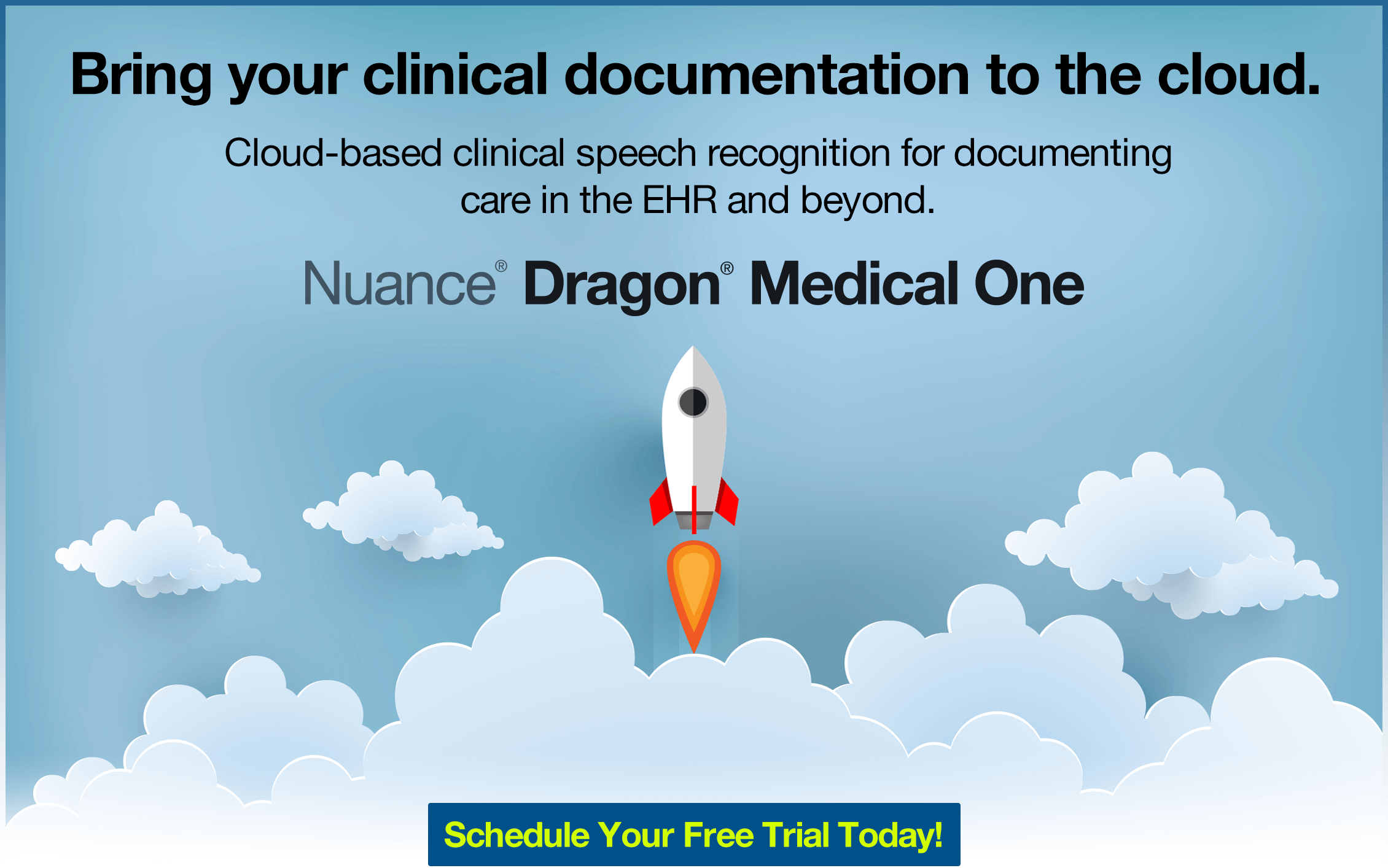 Bring your clinical documentation to the cloud. Cloud-based clinical speech recognition for documenting care in the EHR and beyond.