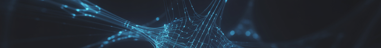 Abstract image of a neural network, representing the specialty-specific AI models in DAX Copilot for enhanced clinical documentation.