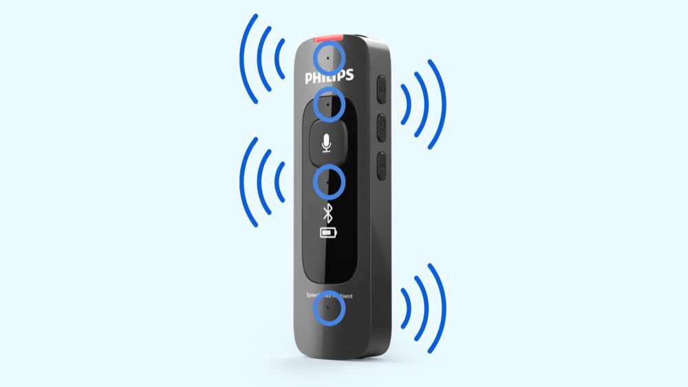 Philips SpeechMike Ambient PSM5000 — preferred microphone for Microsoft Dragon Copilot medical dictation